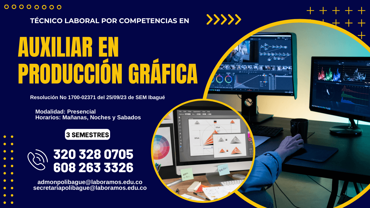 Técnico laboral por competencias en Auxiliar en Producción Gráfica